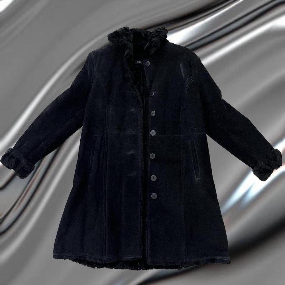 Vintage Y2K Steve Madden Leather Coat from the iconic late 90s